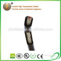 braided silicone fiberglass tube for cable and wires insulation used for Various electric machineries